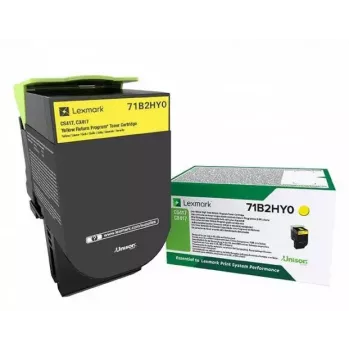 Lexmark 71B2HY0 dažų kasetė, 3000 puslapių, geltona