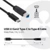 CLUB3D USB 3.1 Gen2 Type-C į Type-B kabelis Male/Male, 1 M./ 3.3 Ft.