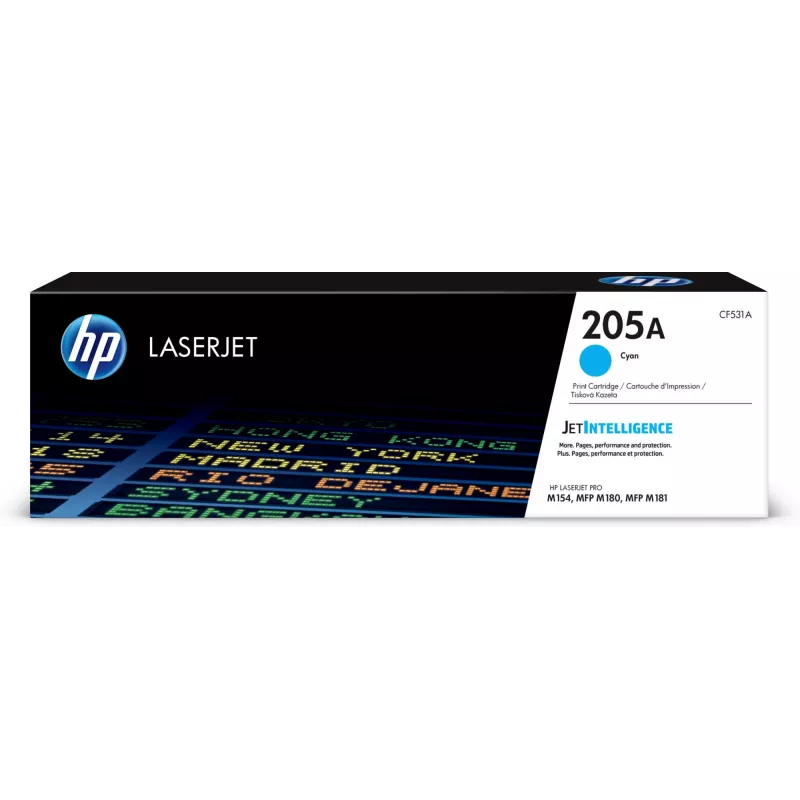 HP 205A žydra originali LaserJet tonerio kasetė, 900 puslapių, žydra, 1 vnt.