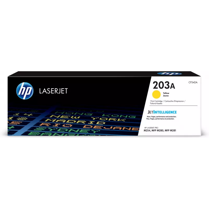 HP 203A geltonas originalus LaserJet tonerio kasetė