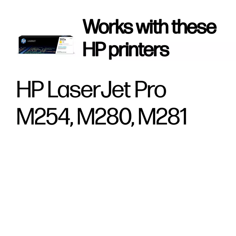 HP 203A geltonas originalus LaserJet tonerio kasetė