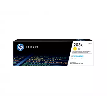 HP LaserJet 203X didelės išeigos geltonas originalus tonerio kasetė