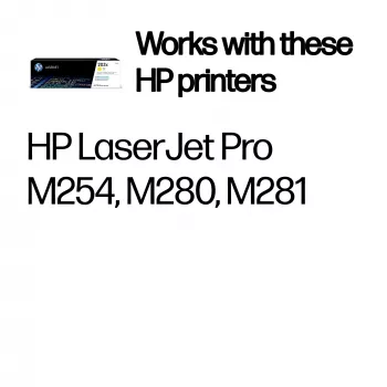 HP LaserJet 203X didelės išeigos geltonas originalus tonerio kasetė