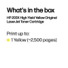 HP LaserJet 203X didelės išeigos geltonas originalus tonerio kasetė