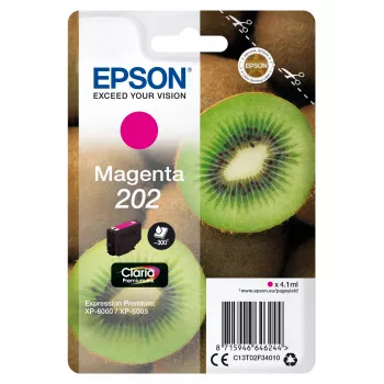 Epson Kiwi Singlepack Purpurinė 202 Claria Premium rašalo kasetė
