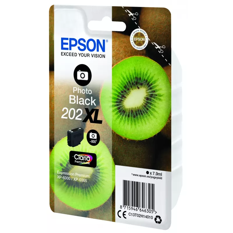 Kasetė Epson 202XL, skirta Expression Premium XP-6000, juoda