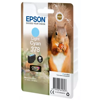 Epson Squirrel Singlepack šviesiai žydra 378 Claria Photo HD rašalas