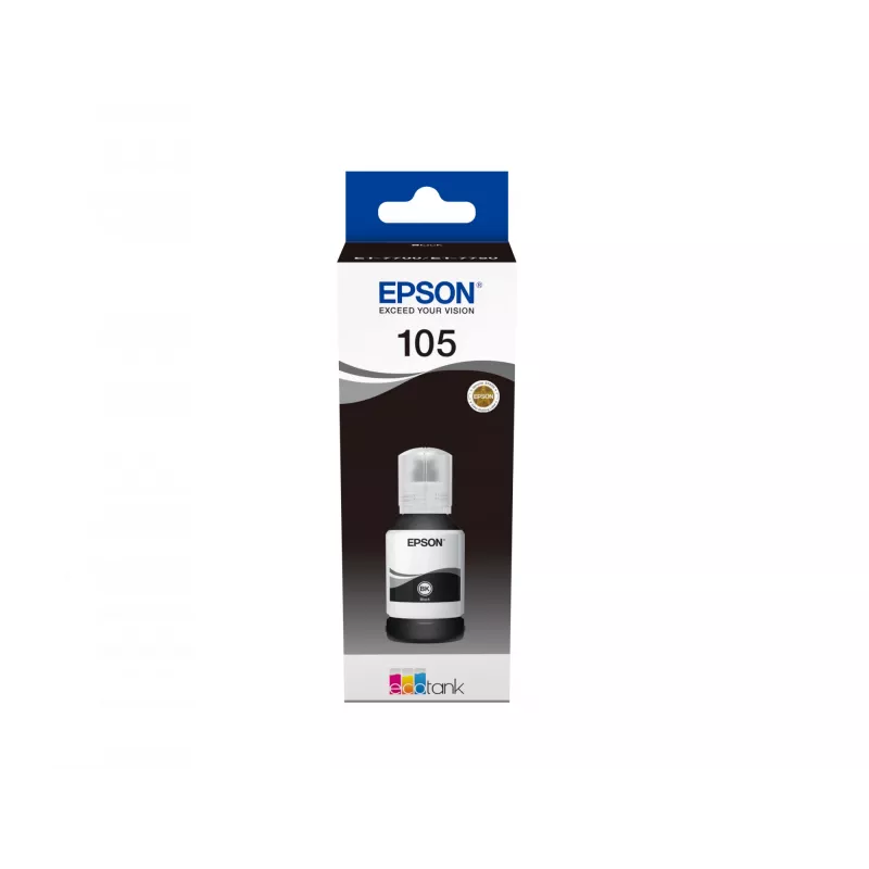 Epson 105 EcoTank pigmentinio juodo rašalo buteliukas