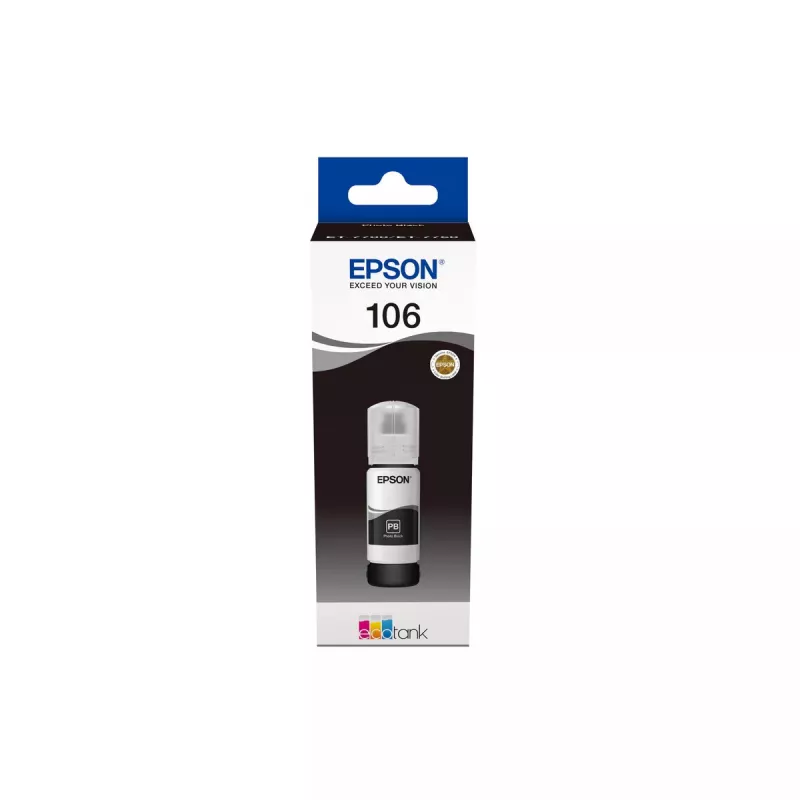 Rašalo buteliukas Epson Ecotank Photo 106 Juoda