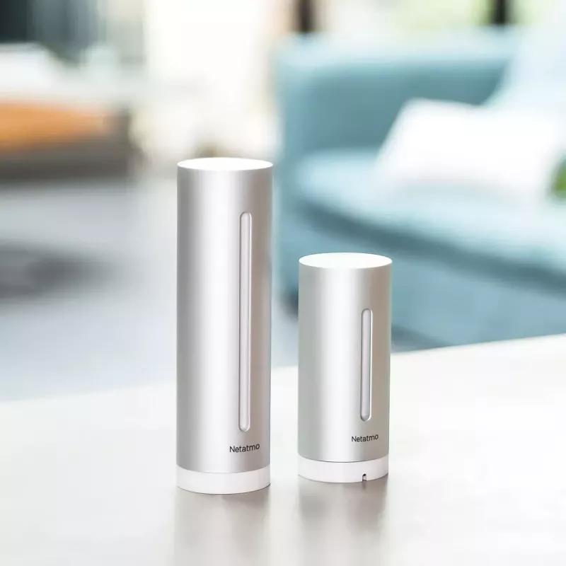 Netatmo NWS01-EC skaitmeninė orų stotelė, aliuminis, baterija/USB, Wi-Fi