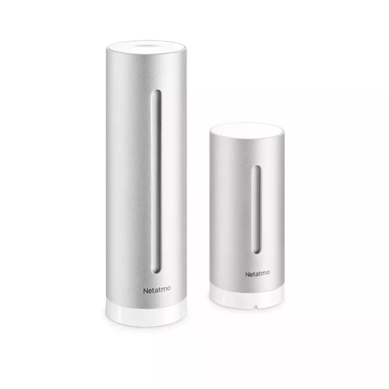 Netatmo NWS01-EC skaitmeninė orų stotelė, aliuminis, baterija/USB, Wi-Fi