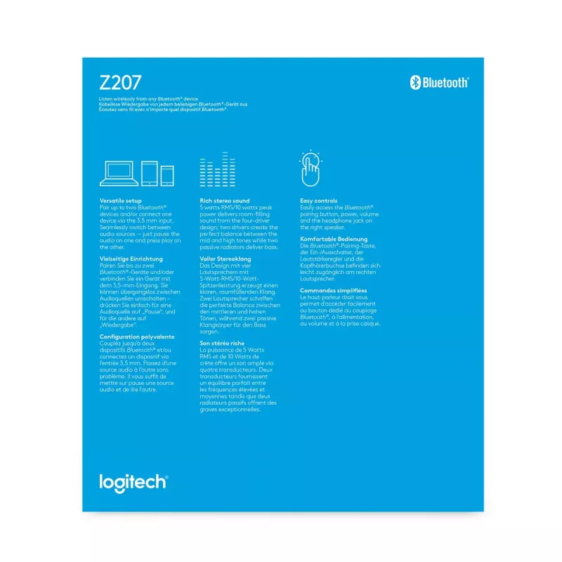 Garsiakalbis Logitech Wireless Bluetooth Juoda 980-001295