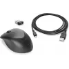 HP belaidė premium pelė, simetrinė, lazerinė, RF belaidė, 1200 DPI, juoda