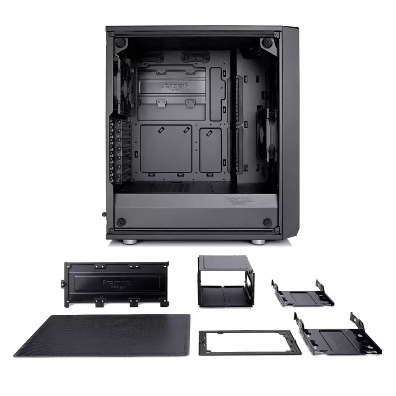 PC dėklas Fractal Design Meshify C Midi Tower juodas