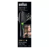 Plaukų šepetys-pagalvė BRAUN BR710 suaugusiems, juodos ir žalios spalvos, 175 g