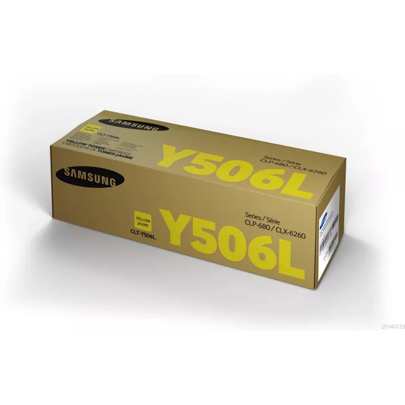 Samsung CLT-Y506L didelės išeigos geltona originali tonerio kasetė