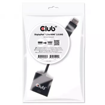 Aktyvus adapteris DisplayPort 1.2 į HDMI 2.0 CLUB3D CAC-2070