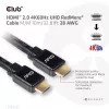 CLUB3D HDMI 2.0 4K60Hz RedMere kabelis 10m/32,8 pėdos