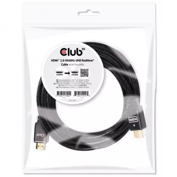 CLUB3D HDMI 2.0 4K60Hz RedMere kabelis 15m/49.2ft