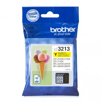 Brother LC3213Y rašalo kasetė 1 vnt. Originali didelės (XL) išeigos geltona