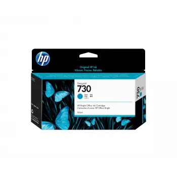 HP 730 130 ml žydra DesignJet rašalo kasetė
