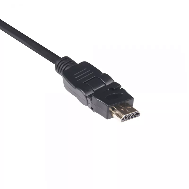 CLUB3D HDMI 2.0 4K60Hz UHD 360 laipsnių sukamas kabelis 2m/6.74ft