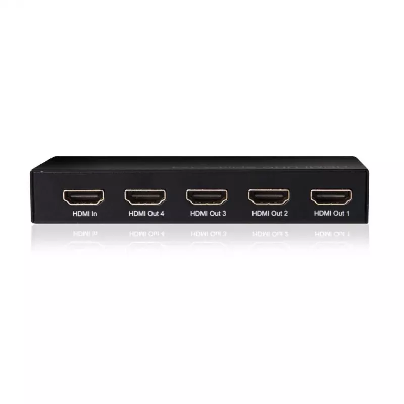 CLUB3D HDMI™ 4K@60Hz UHD skirstytuvas su AC maitinimu, 4 prievadai