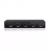 CLUB3D HDMI™ 2.0 UHD 4K60Hz SwitchBox 4 prievadai su IR nuotolinio valdymo pulteliu