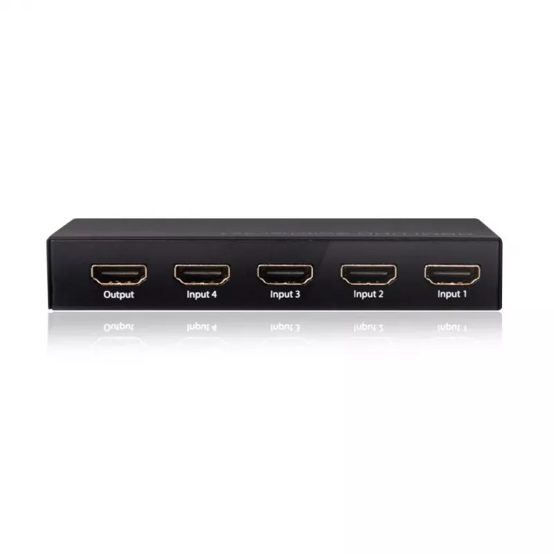CLUB3D HDMI™ 2.0 UHD 4K60Hz SwitchBox 4 prievadai su IR nuotolinio valdymo pulteliu
