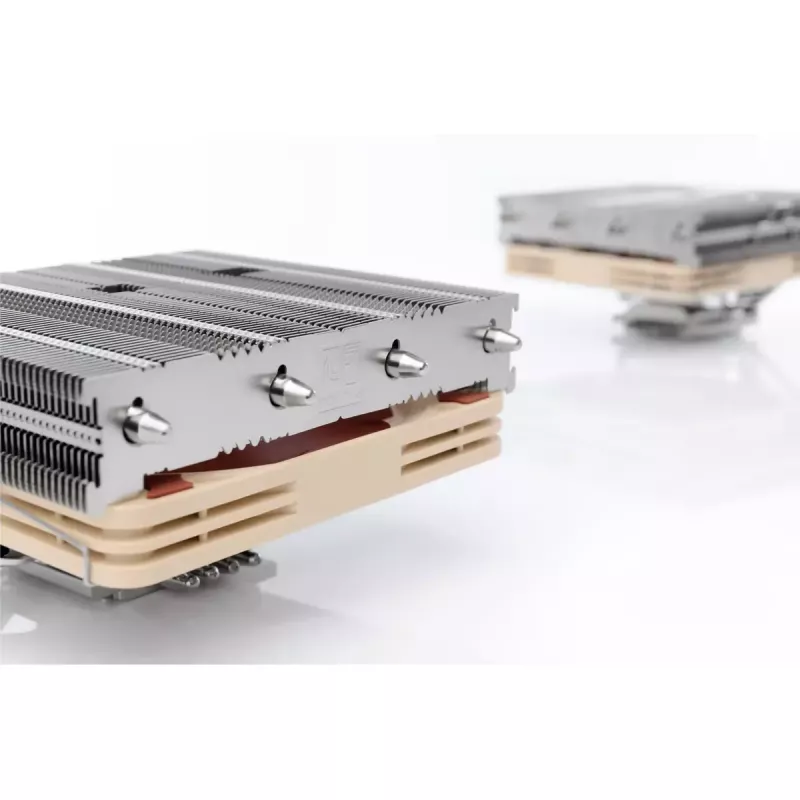 CPU aušintuvas Noctua NH-L12S — žemo profilio aušintuvas, 120 mm ventiliatorius, PWM, 12 V, 1850 RPM maks., 94,2 m³/h oro srautas, suderinami lizdai LGA1700/1200/115x/1156 ir AM4/AM5
