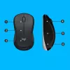 Belaidis klaviatūros ir pelės rinkinys Logitech MK540 Advanced — pilno dydžio QWERTY klaviatūra, USB imtuvas, JAV išdėstymas, ergonomiška pelė, juoda/balta