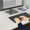 Belaidis klaviatūros ir pelės rinkinys Logitech MK540 Advanced — pilno dydžio QWERTY klaviatūra, USB imtuvas, JAV išdėstymas, ergonomiška pelė, juoda/balta