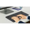 Belaidis klaviatūros ir pelės rinkinys Logitech MK540 Advanced — pilno dydžio QWERTY klaviatūra, USB imtuvas, JAV išdėstymas, ergonomiška pelė, juoda/balta