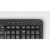 Belaidis klaviatūros ir pelės rinkinys Logitech MK540 Advanced — pilno dydžio QWERTY klaviatūra, USB imtuvas, JAV išdėstymas, ergonomiška pelė, juoda/balta