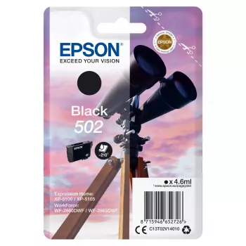 Kasetė Epson 502 juoda T02V1 C13T02V14010