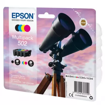Kasetė Epson C13T02V64010 502 Multipack BK C M Y