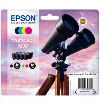 Kasetė Epson C13T02V64010 502 Multipack BK C M Y