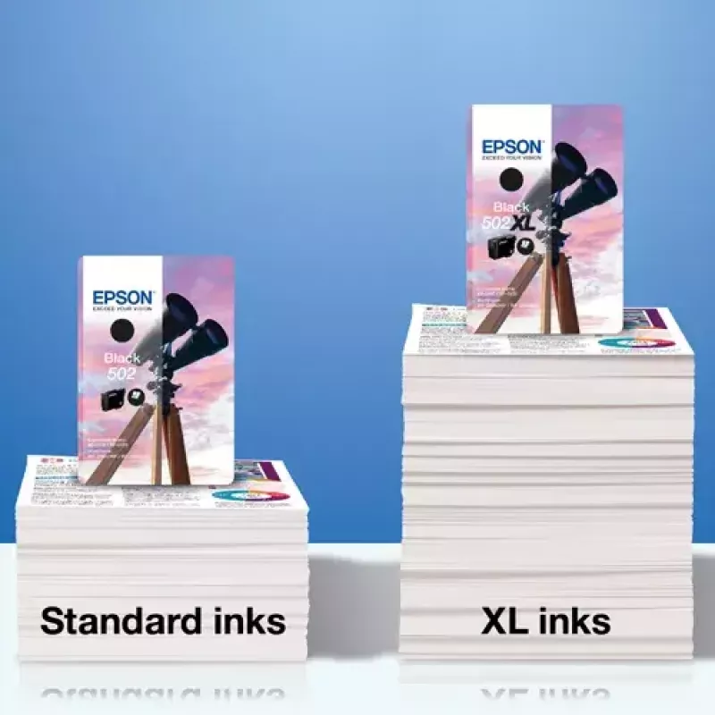Kasetė Epson rašalinė C13T02W64010 502XL XL juoda, žydra, rausvai raudona, geltona