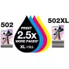 Kasetė Epson rašalinė C13T02W64010 502XL XL juoda, žydra, rausvai raudona, geltona