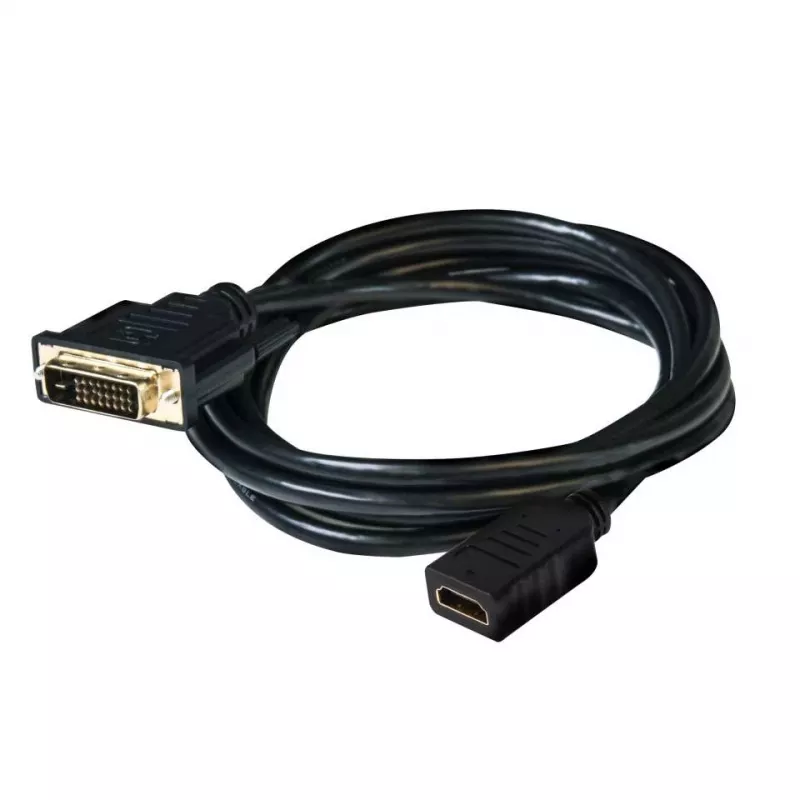 CLUB3D DVI į HDMI 1.4 laidas M/F 2m/6.56ft abipusis