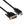 CLUB3D DVI į HDMI 1.4 laidas M/M 2m/ 6,56ft abipusis