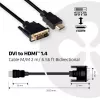 CLUB3D DVI į HDMI 1.4 laidas M/M 2m/ 6,56ft abipusis