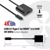 USB 3.1 Type C į HDMI 2.0 UHD 4K 60Hz aktyvus adapteris CLUB3D CAC-2504