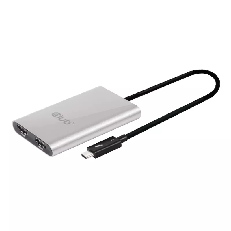 Adapteris CLUB3D Thunderbolt 3 į Dual HDMI 2.0