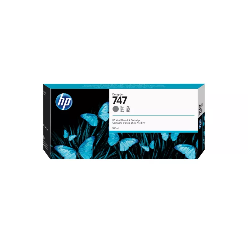 HP 747 300 ml pilka DesignJet rašalo kasetė