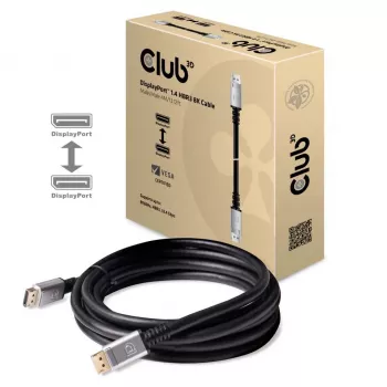 CLUB3D DisplayPort 1.4 HBR3 8K kabelis M/M 4 m / 13,12 pėd.