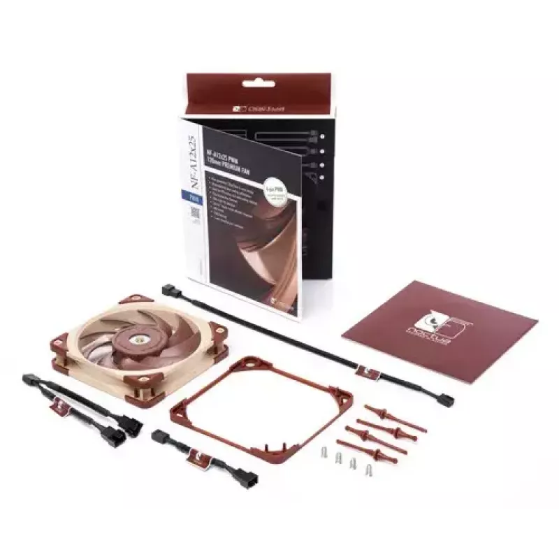 Noctua ventiliatorius NF-A12x25 PWM 120 mm, 12 V, PWM, 2000 RPM maks., 102.1 m³/h, 22.6 dB