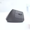 Ergonominė belaidė pelė Logitech MX Vertical, MX Vertical, 4000 DPI, RF Wireless + Bluetooth, dešinei rankai, Graphite, biuro naudojimui