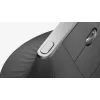 Ergonominė belaidė pelė Logitech MX Vertical, MX Vertical, 4000 DPI, RF Wireless + Bluetooth, dešinei rankai, Graphite, biuro naudojimui