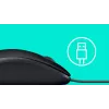 Pelė Logitech B110 Silent, laidinė, USB, juoda